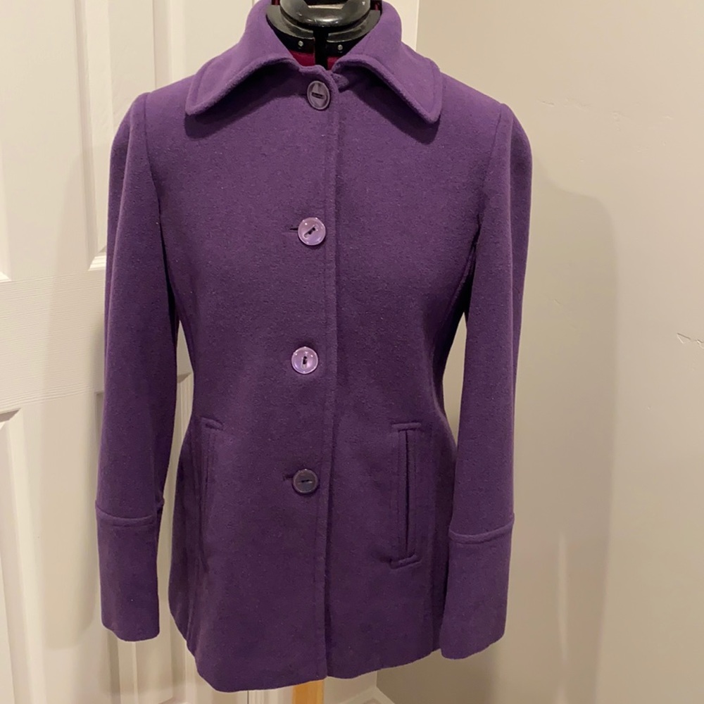Macintosh New England Purple Medium Pea Coat